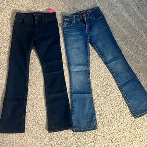Two pair of brand new size 10 slim children’s place jeans